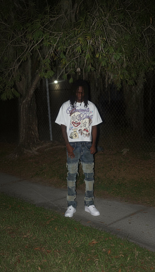 Kontwole Doulè Tee (White)