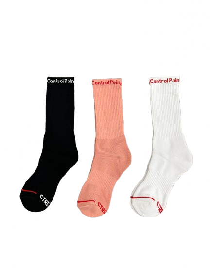 CONTROL PAIN¡                            ‘crew socks’                                  [3 PACK]