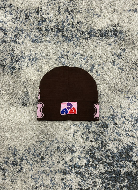 No funds, no fun’ Beanie (Brown)