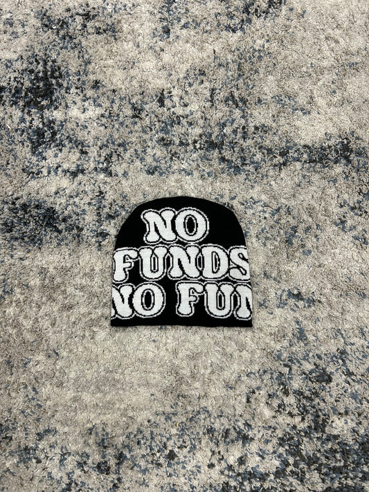 No funds, no fun’ Beanie (Black)