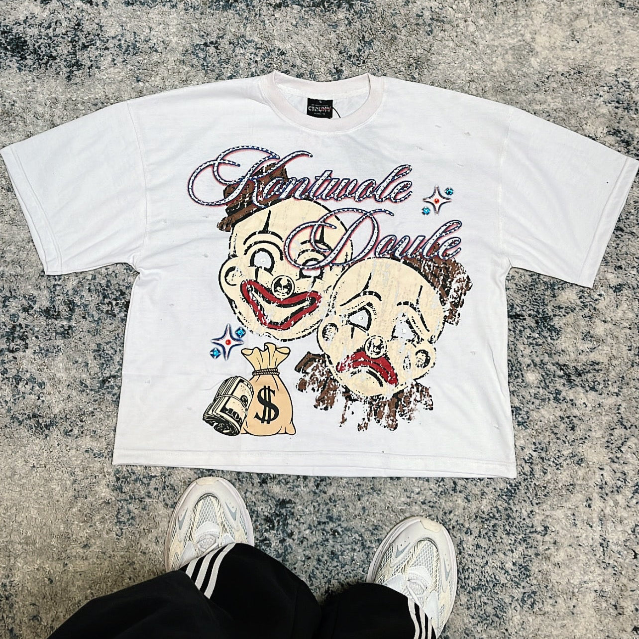 Kontwole Doulè Tee (White)