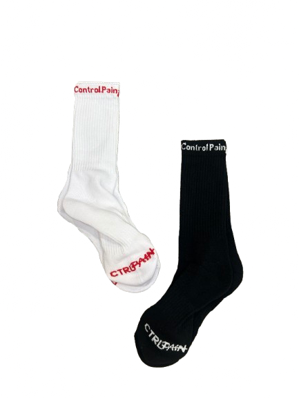 CONTROL PAIN¡                            ‘crew socks’                                  [2 PACK]