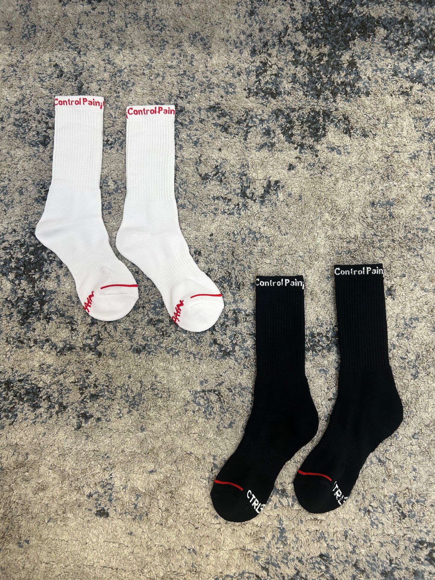 CONTROL PAIN¡                            ‘crew socks’                                  [2 PACK]