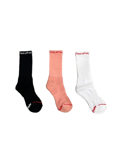 CONTROL PAIN¡                            ‘crew socks’                                  [3 PACK]