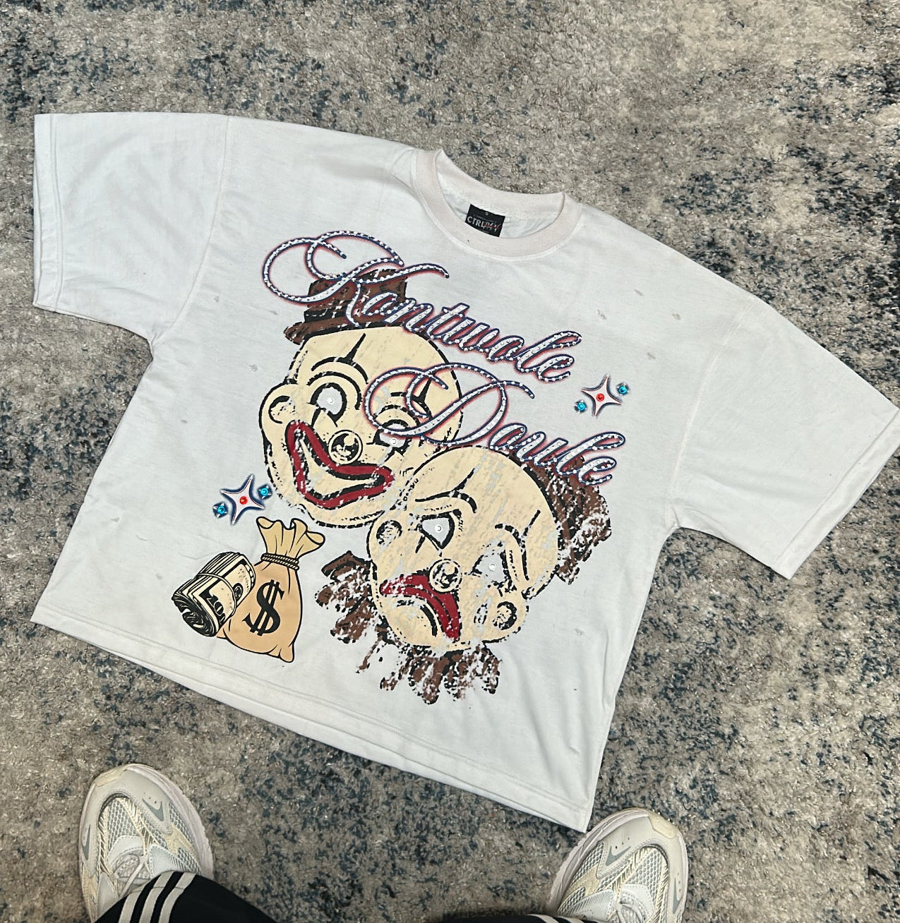 Kontwole Doulè Tee (White)