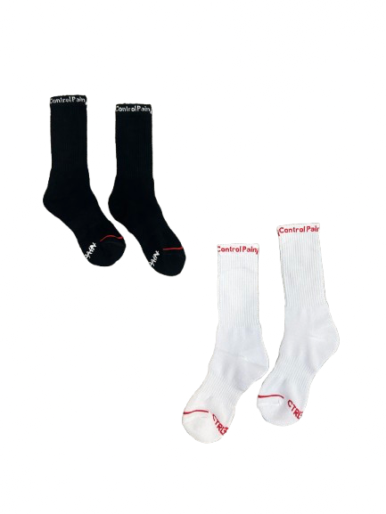 CONTROL PAIN¡                            ‘crew socks’                                  [2 PACK]